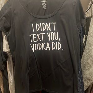 torrid vodka tshirt